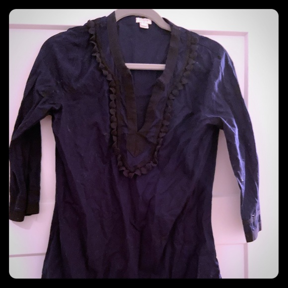 Jcrew navy tunic - Picture 1 of 4